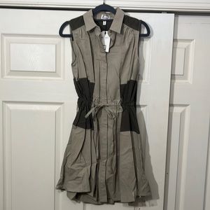 Mo:Vint Sleeveless Button-down Dress.  Size-S.  New with Tags.